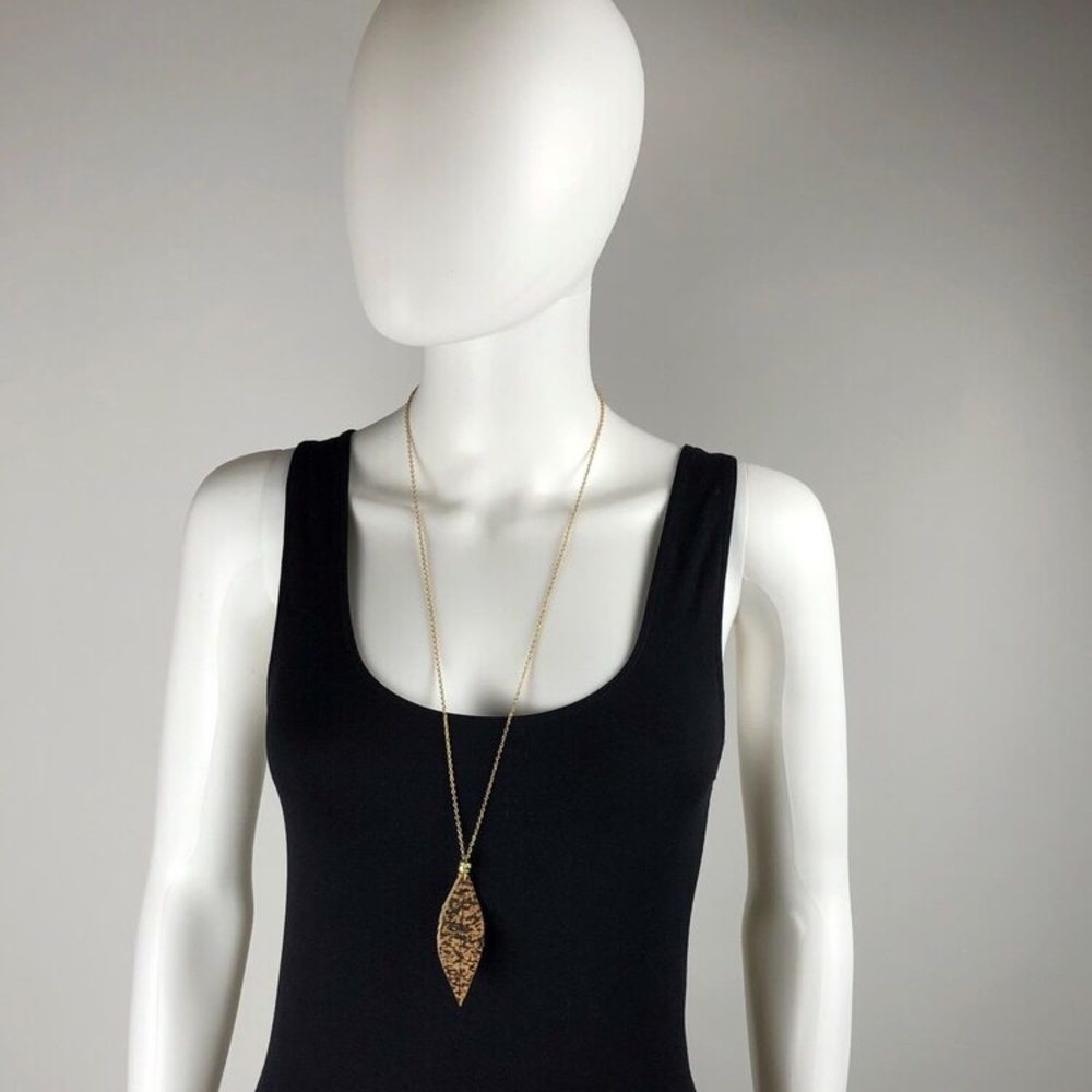 Feather Necklace- Made from Cork